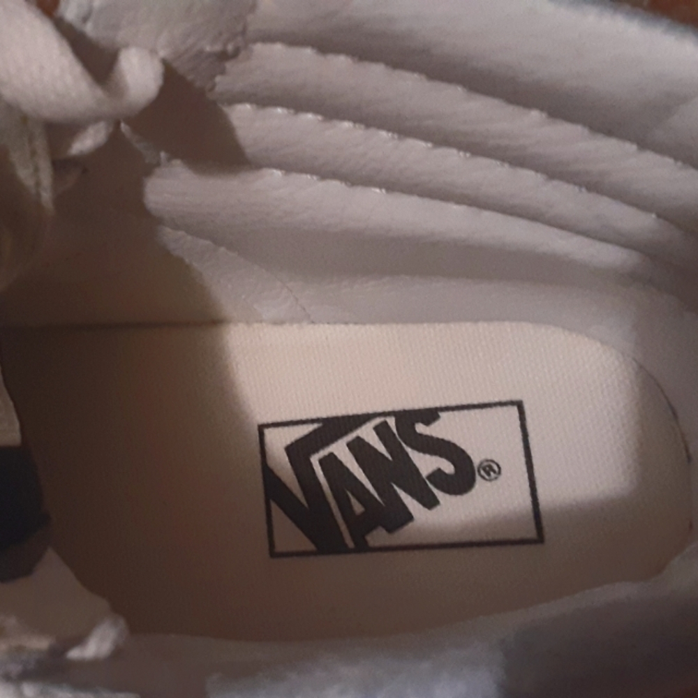 Vans Sk8-Hi Top in Ballad Blue and True White Shoes Sneakers - Picture 6 of 7